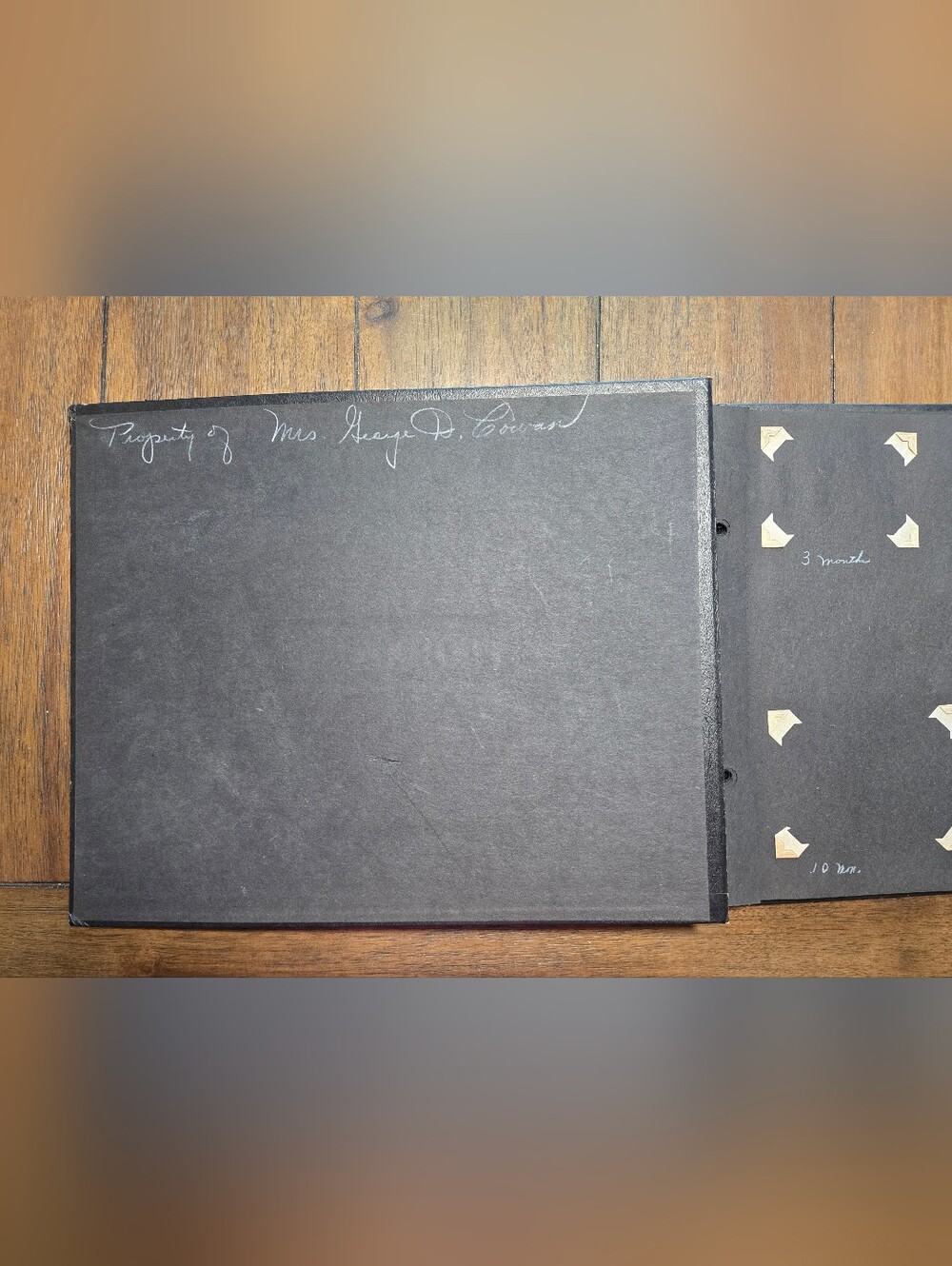 Vintage Scrapbook 1940s, Tie-bound, Cursive Writing, Photo Album Keepsake - Picture 6 of 12